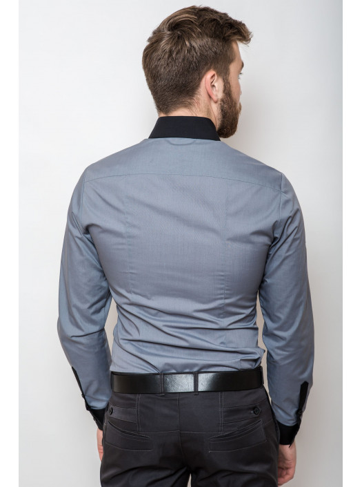 Рубашка Рубашка 3205-1_Темно-серый