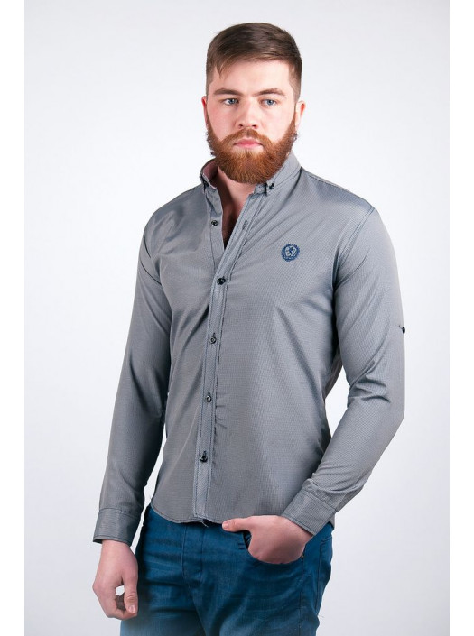 Рубашка Рубашка №94F024_Серый