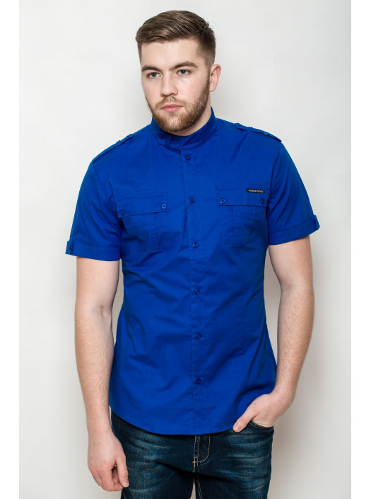 Рубашка Рубашка 3128_Синий