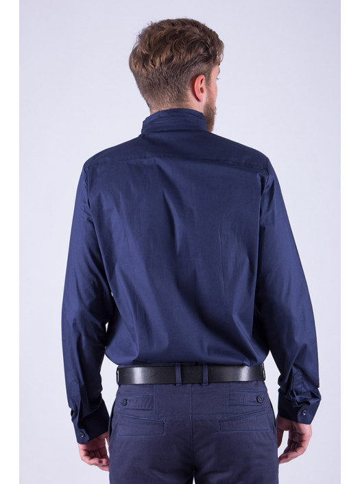 Рубашка Рубашка 3251_Темно-синий