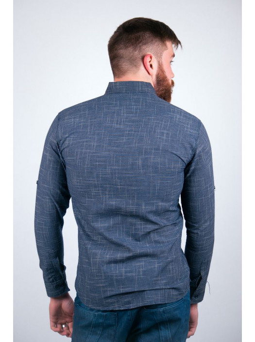 Рубашка Рубашка №94F014_Синий