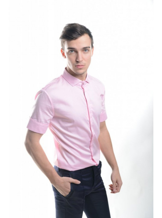 Рубашка Рубашка 3104_Розовый