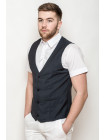 Рубашка обманка жилет-рубашка  3114_Белый