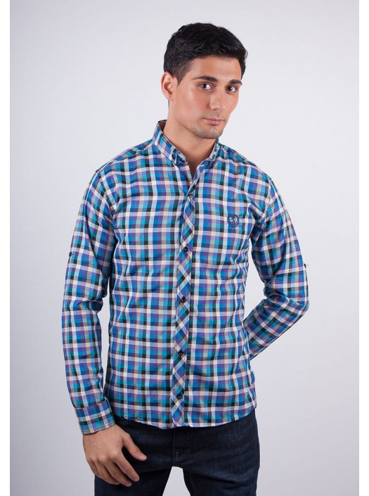 Рубашка Рубашка №94F004_Фиолетовый