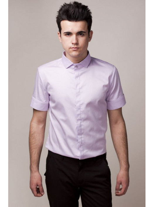 Рубашка Рубашка 3104_Светло-сиреневый