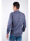 Рубашка Рубашка №101F007_Сине-красный