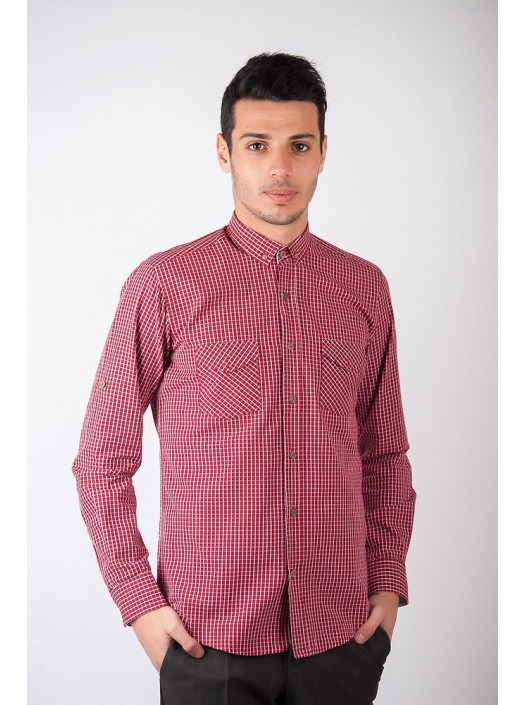 Рубашка Рубашка №101F008_Красный