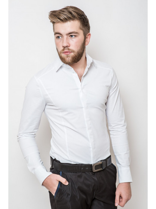 Рубашка Рубашка 3211_Белый