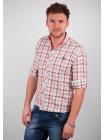 Рубашка Рубашка №94S017_Молочно-терракотовый