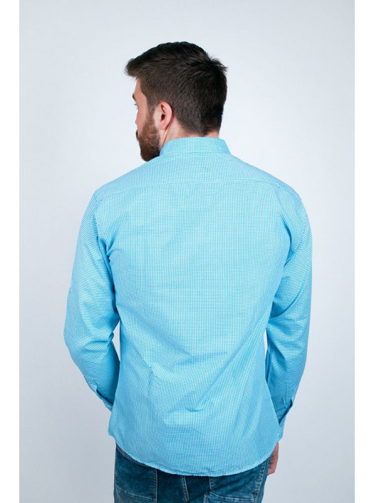 Рубашка Рубашка №94G033_Голубой