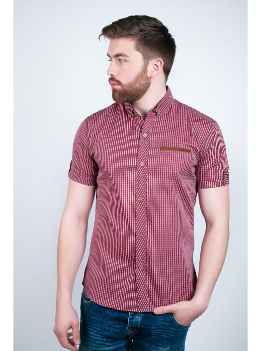 Рубашка Рубашка №94F040_Бордо