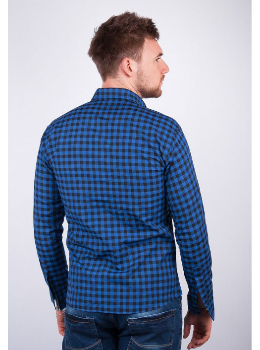 Рубашка Рубашка №94G003_Темно-синий