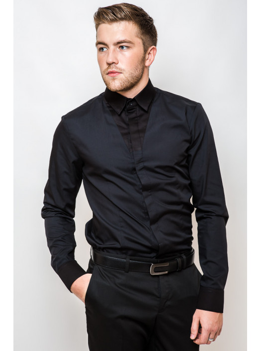 Рубашка Рубашка 3222_Черный