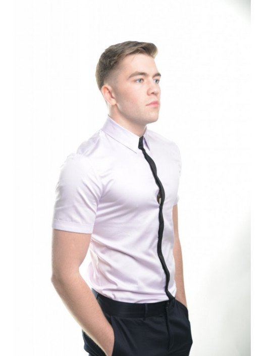 Рубашка Рубашка 3105_Светло-сиреневый