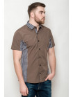Рубашка Рубашка 3130_Светло-коричневый