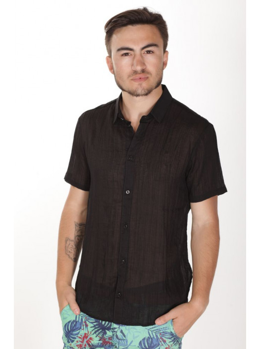Рубашка Рубашка 3147_Черный