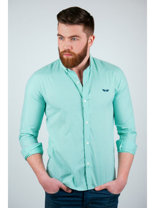 Рубашка Рубашка №94G033_Зеленый