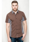 Рубашка Рубашка 3130_Светло-коричневый