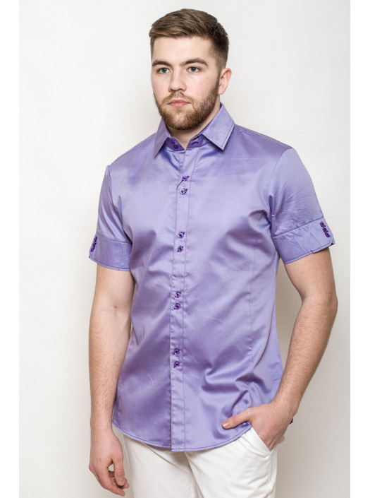 Рубашка Рубашка 3124_Сиреневый