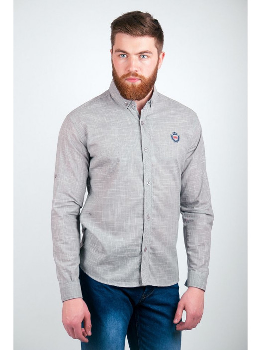 Рубашка Рубашка №94F019_Серый