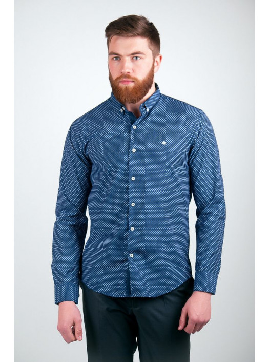 Рубашка Рубашка №111F004_Синий