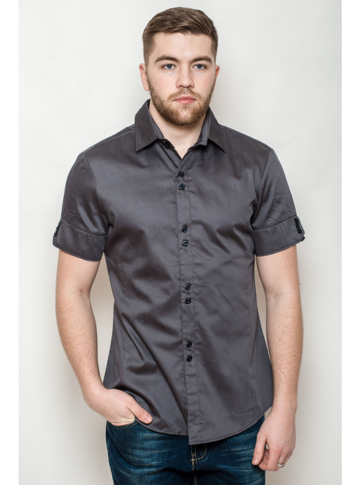 Рубашка Рубашка 3124_Темно-грифельный