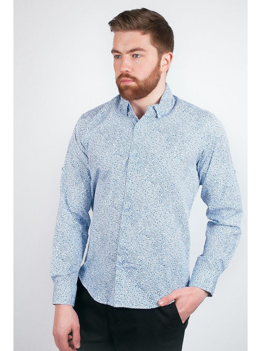 Рубашка Рубашка №54F010_Синий