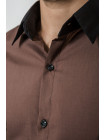 Рубашка Рубашка 3225_Коричневый