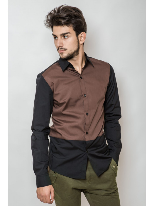 Рубашка Рубашка 3225_Коричневый