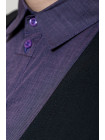 Рубашка обманка жилет-рубашка  3114_Темно-сиреневый