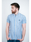 Рубашка Рубашка №94F049_Сине-белый