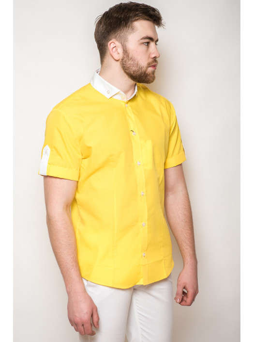 Рубашка Рубашка 3106_Желтый