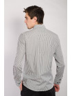 Рубашка Рубашка №46F042_Полоса черно-белая