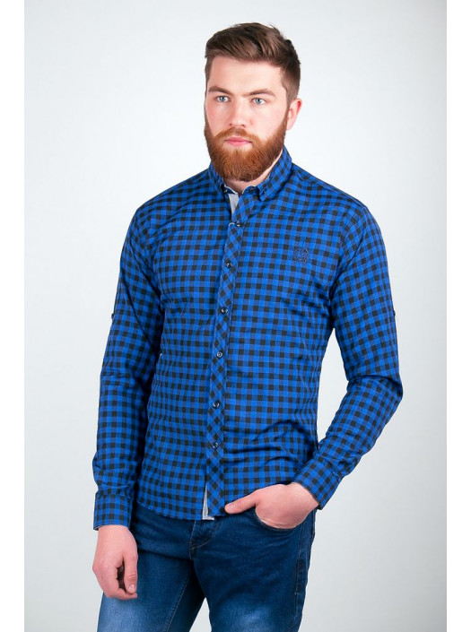 Рубашка Рубашка №94F003_Синий