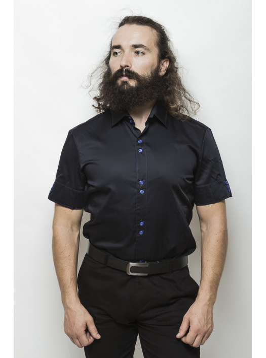 Рубашка Рубашка 3124_Темно-синий