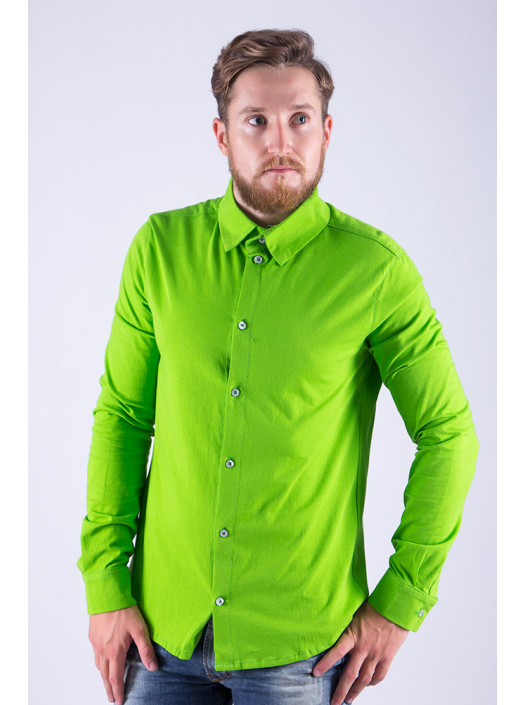 Рубашка Рубашка трикотажная 3253_Салатовый