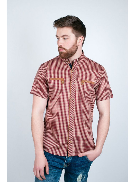 Рубашка Рубашка №94F057_Бордо