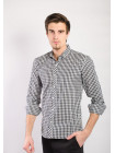 Рубашка Рубашка №46G040_Клетка черно-белая