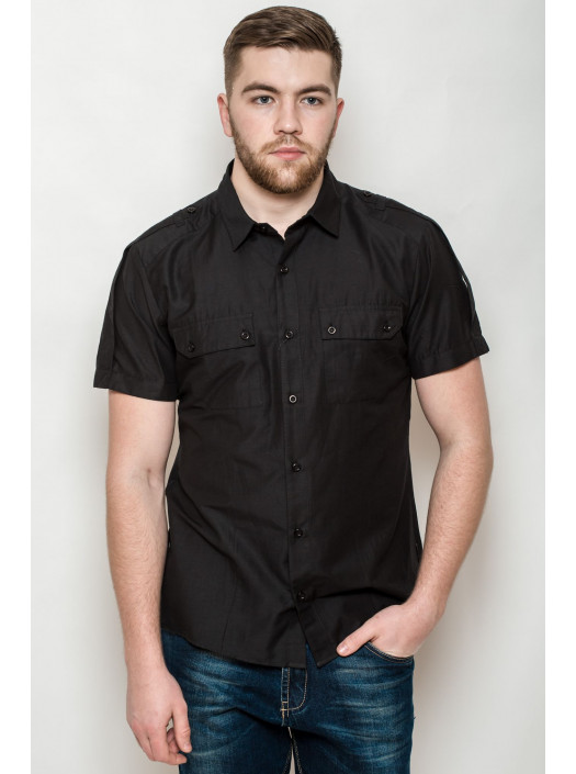 Рубашка Рубашка 3132_Черный
