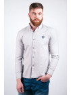 Рубашка Рубашка №94F021_Светло-серый