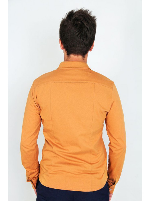Рубашка Рубашка трикотажная 3253_Терракотовый