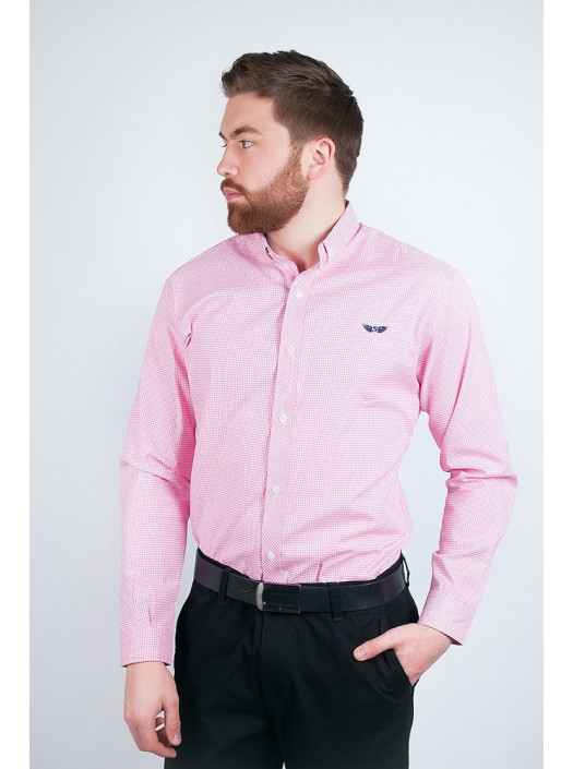 Рубашка Рубашка №94F033_Малиновый