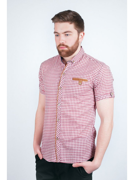 Рубашка Рубашка №94F039_Бордо