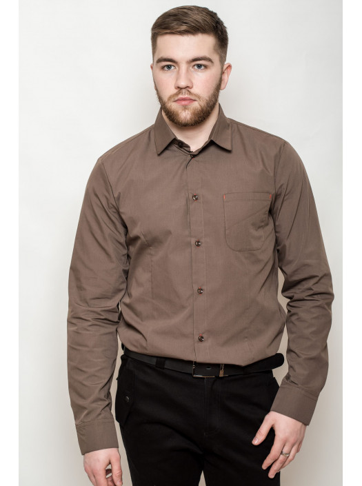 Рубашка Рубашка 3220-2_Коричневый