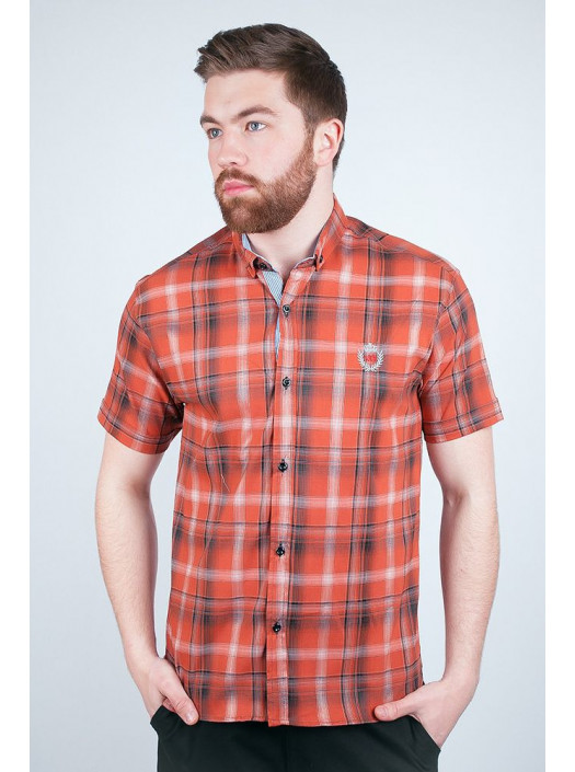 Рубашка Рубашка №94F050_Кирпичный