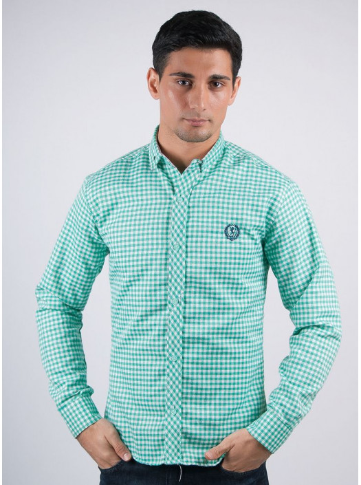 Рубашка Рубашка №94G001_Зеленый