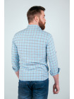 Рубашка Рубашка №94G027_Бело-голубой