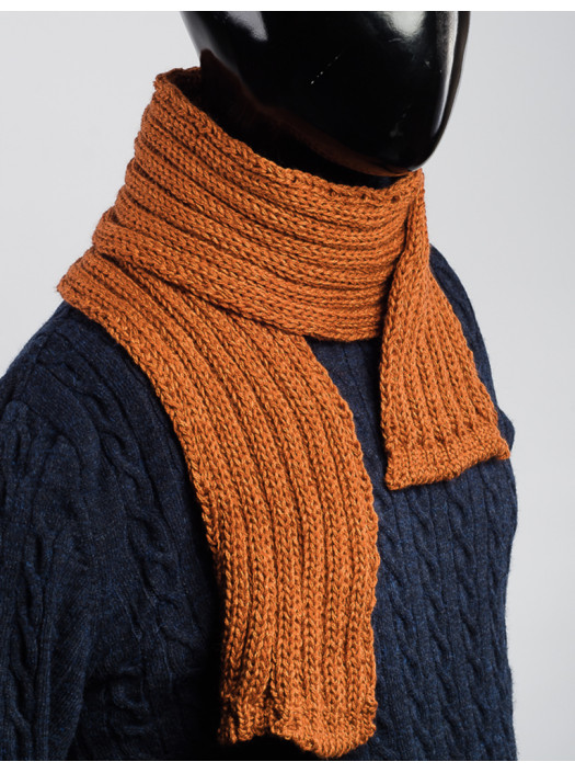 Шарф Шарф №87F003_Терракотовый