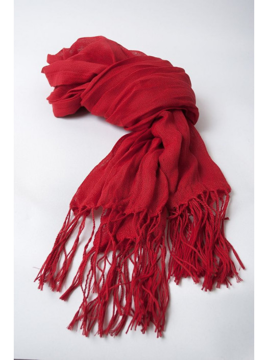 Шарф Шарф №19F004_Красный