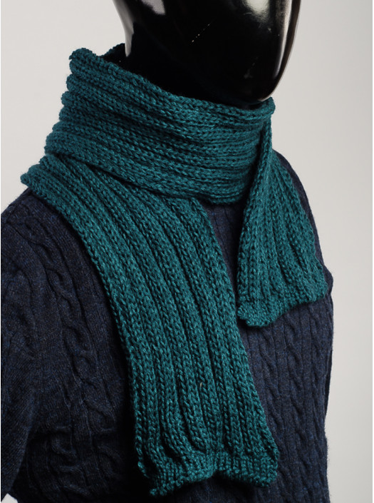 Шарф Шарф №87F003_Бирюзовый